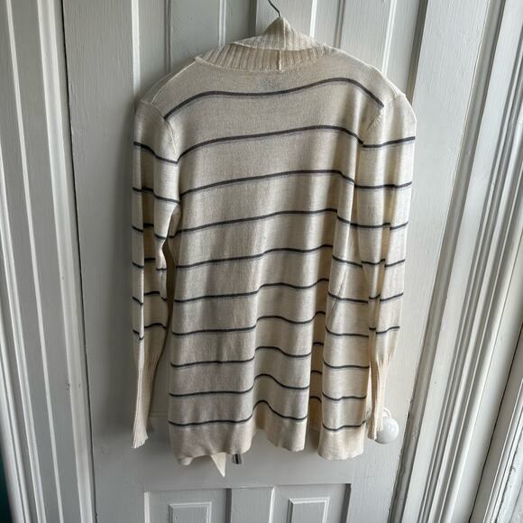 Heartloom Ella Striped Cardigan Side Tie Sweater - Picture 6 of 7